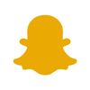 A white WVU Snapchat icon.